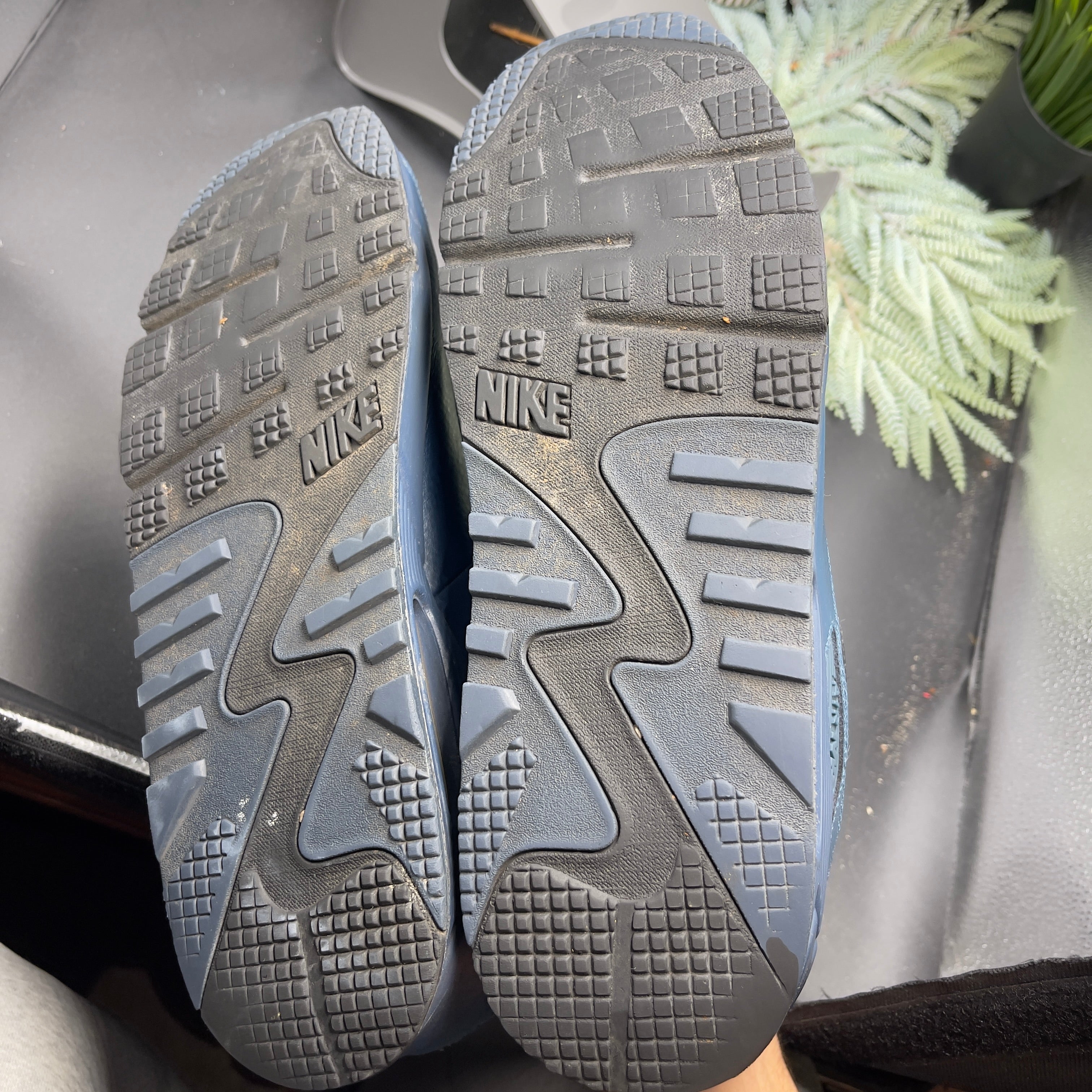 Nike air max 90 black navy trainers mens uk11