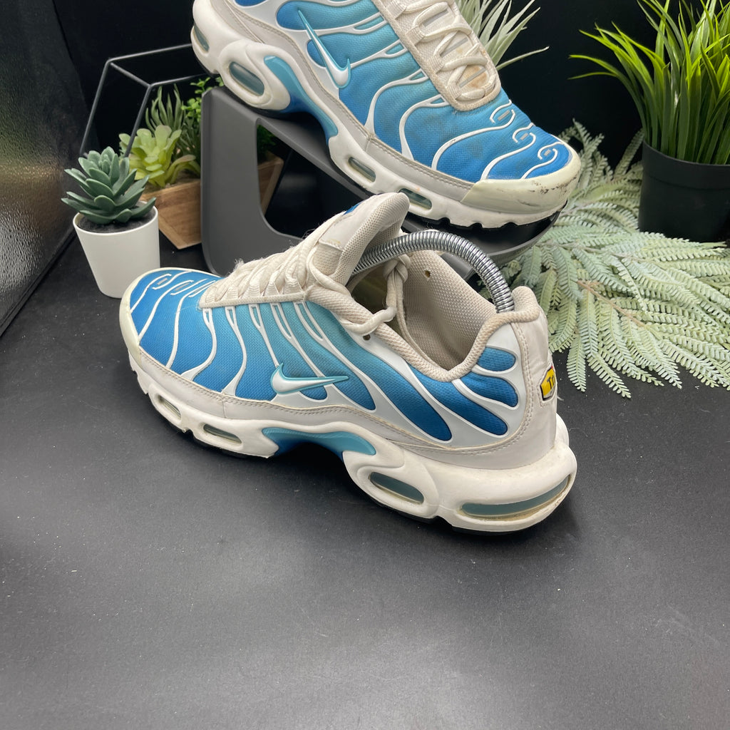 Nike tn air max plus battle blue white mens uk8.5