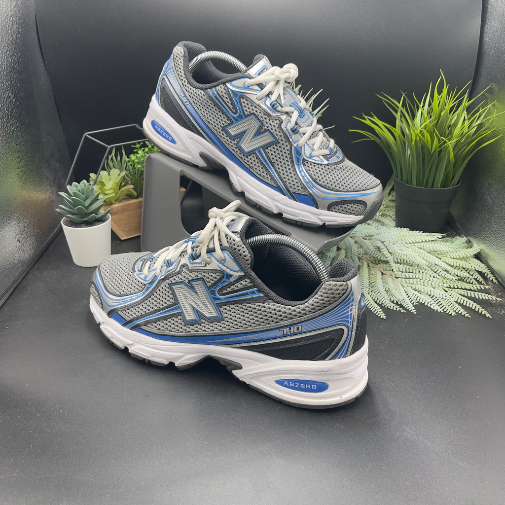 New balance 740 coral blue grey trainers mens uk9.5