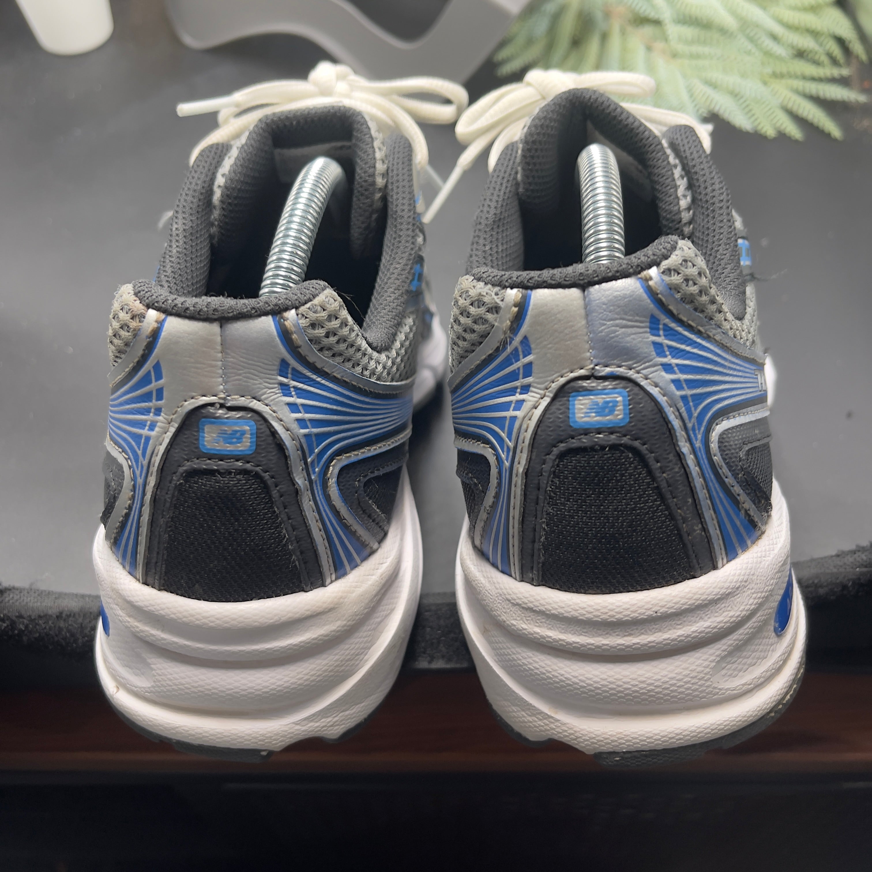 New balance 740 coral blue grey trainers mens uk9.5